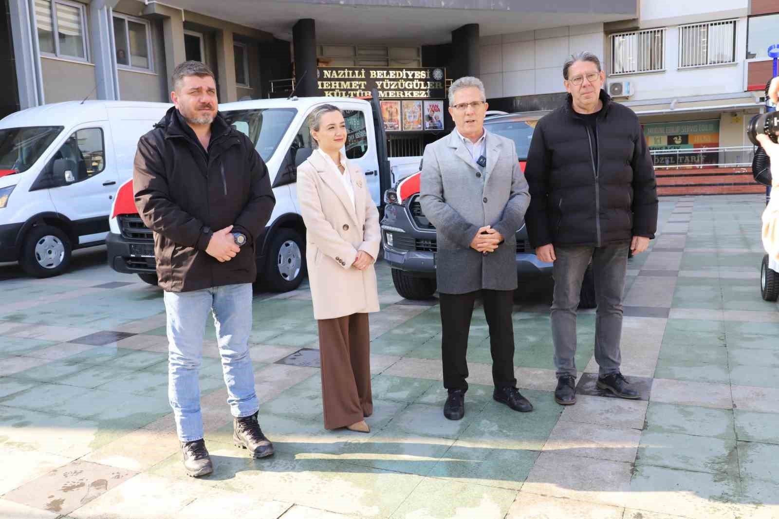 Nazilli Belediyesi ara&ccedil; filosunu g&uuml;&ccedil;lendiriyor
