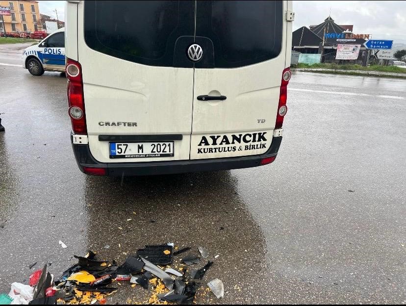 Sinop&rsquo;ta kaza: 1 yaralı
