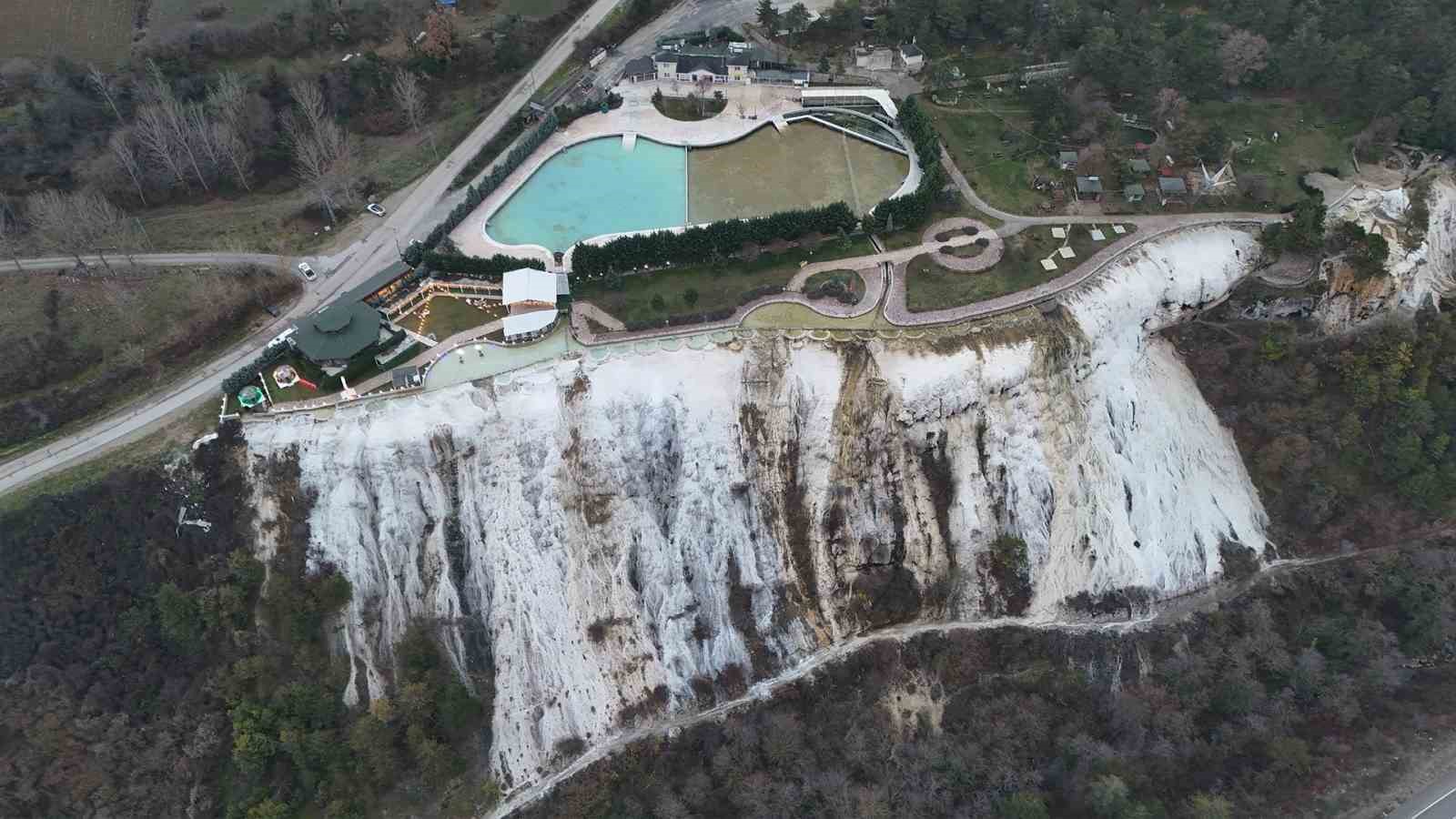 "Bolu&rsquo;nun Pamukkalesi"nde kış sessizliği

