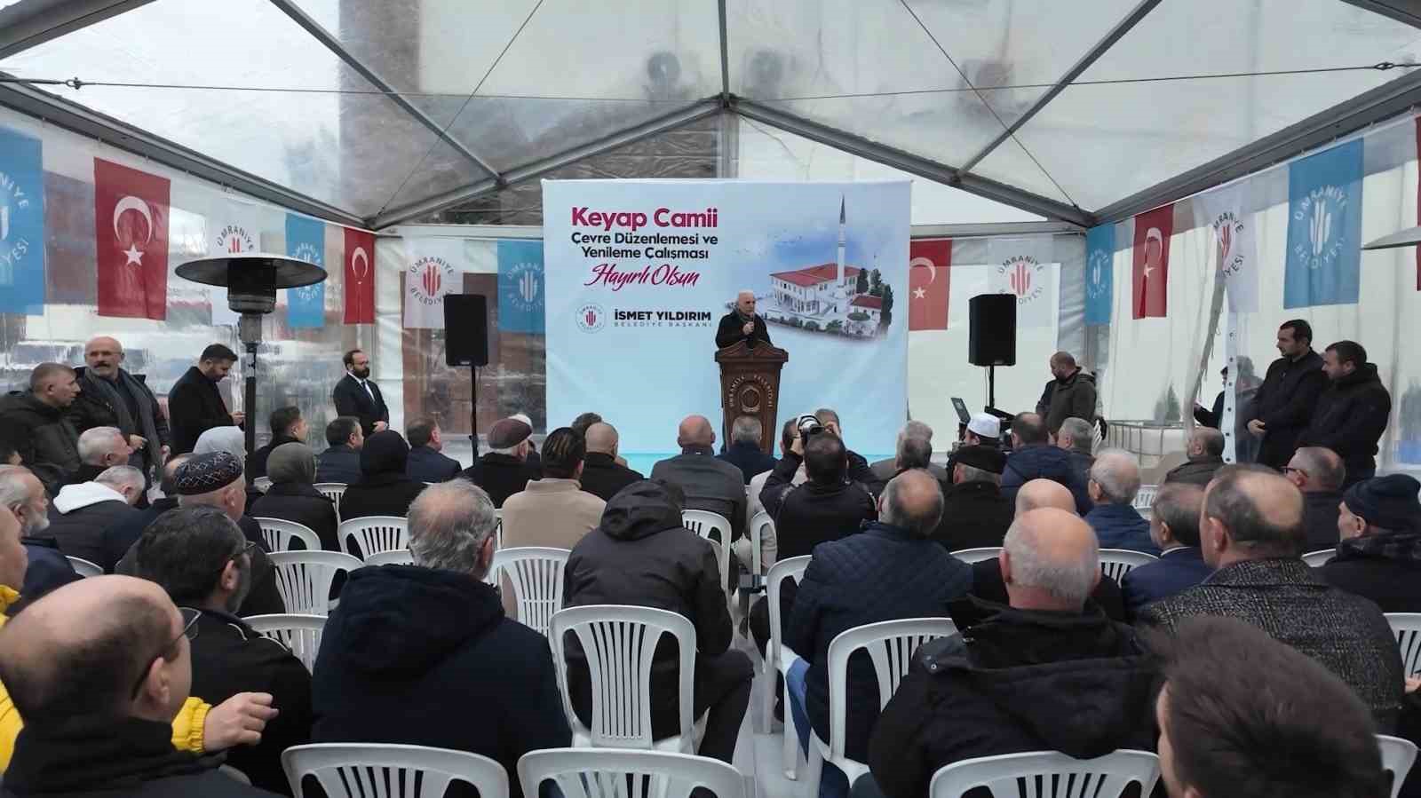 &Uuml;mraniye Keyap Camii yenileme ve d&uuml;zenleme &ccedil;alışmaları tamamlandı
