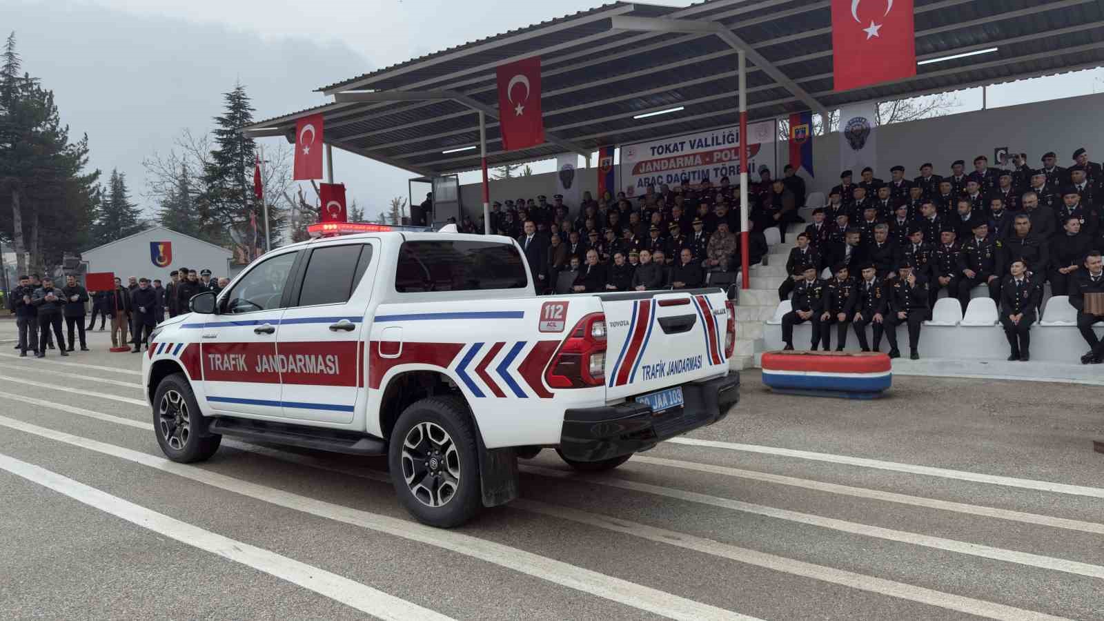 Tokat&rsquo;ta emniyet ve jandarmaya 79 yeni hizmet aracı
