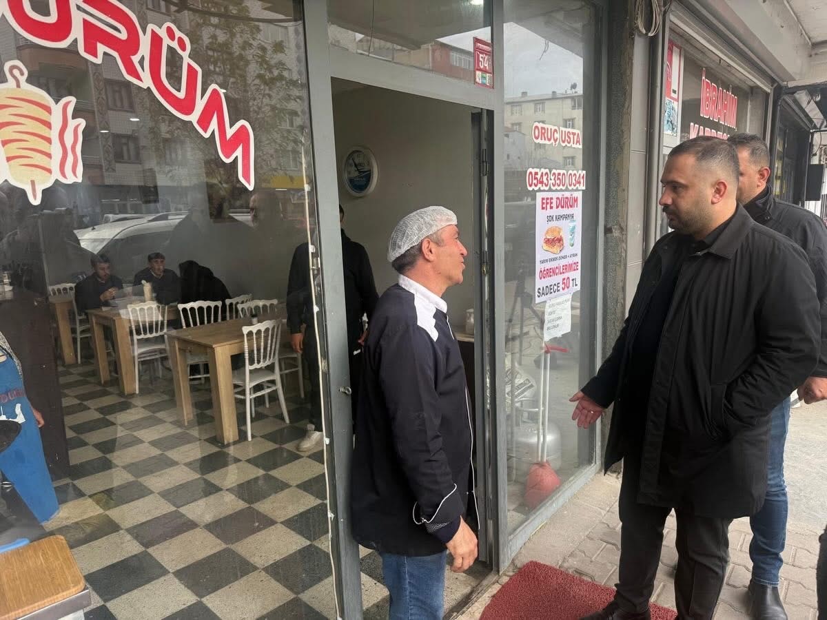 MHP Iğdır İl Başkanı Hüseyin Ateş’ten esnaf ziyaretleri