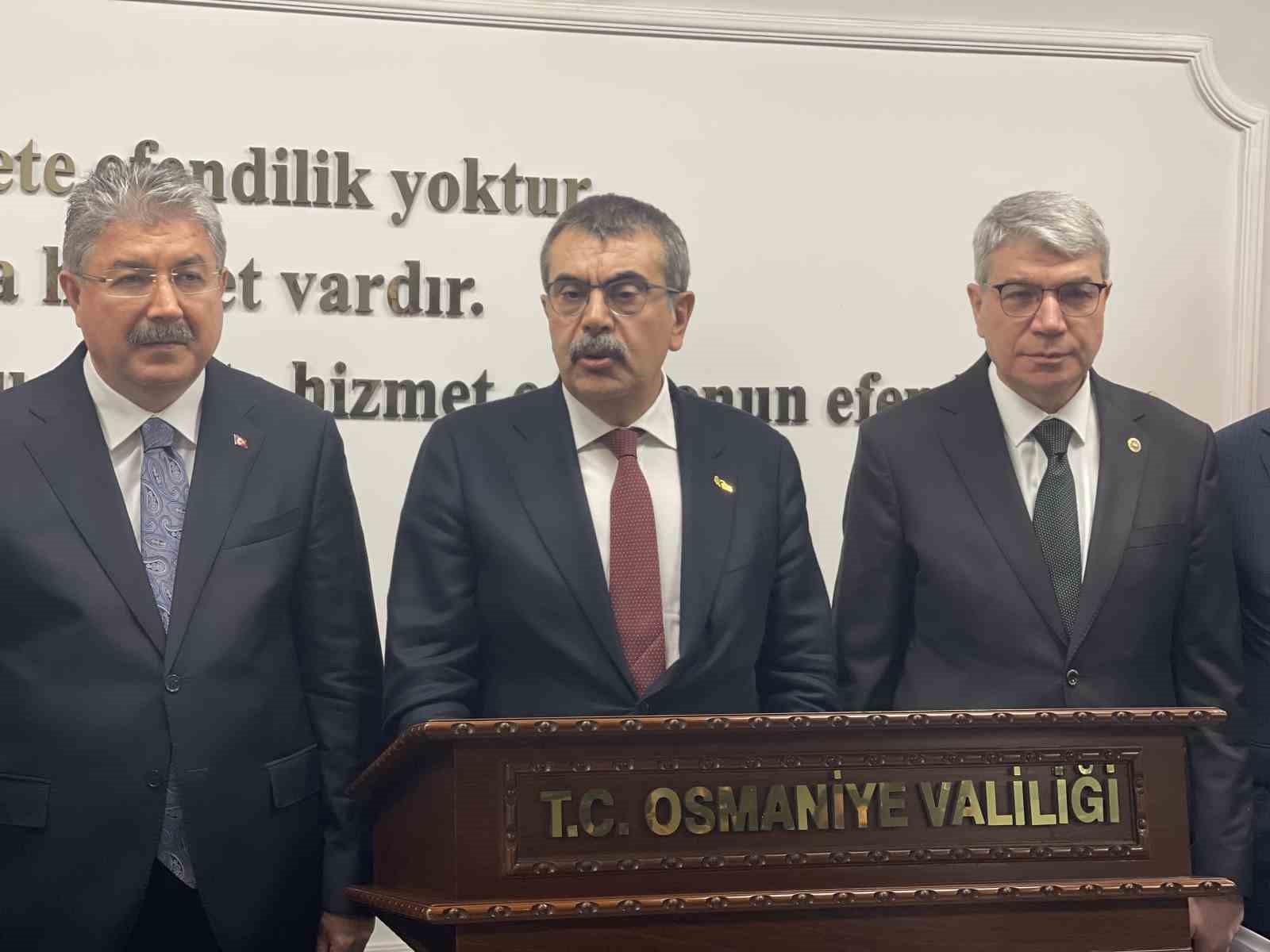 Bakan Tekin, "Eğitim-&ouml;ğretim, ayrım g&ouml;zetmeksizin hepimizin ortak alanıdır"
