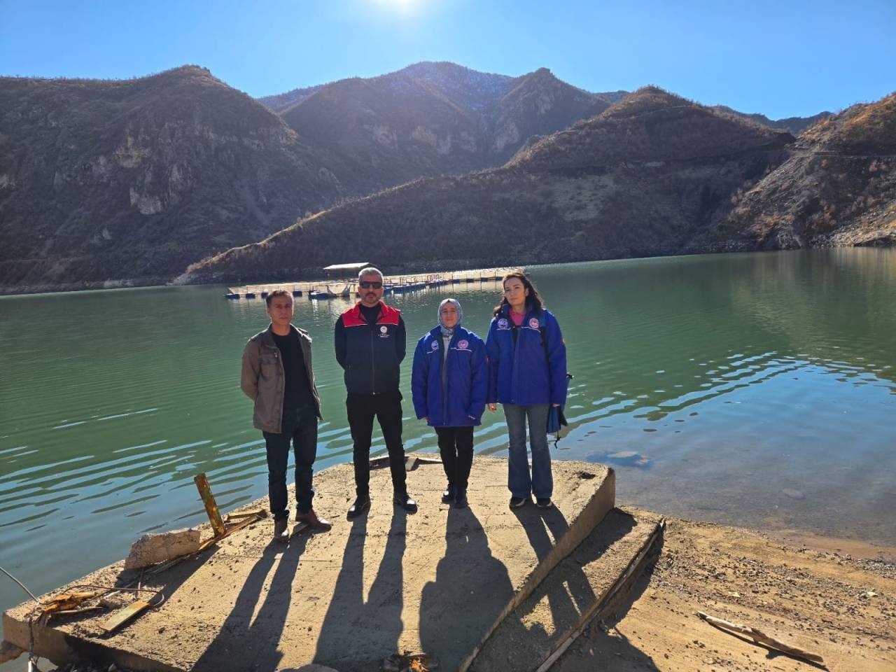 Uludere&rsquo;de alabalık &uuml;retim tesislerine denetim
