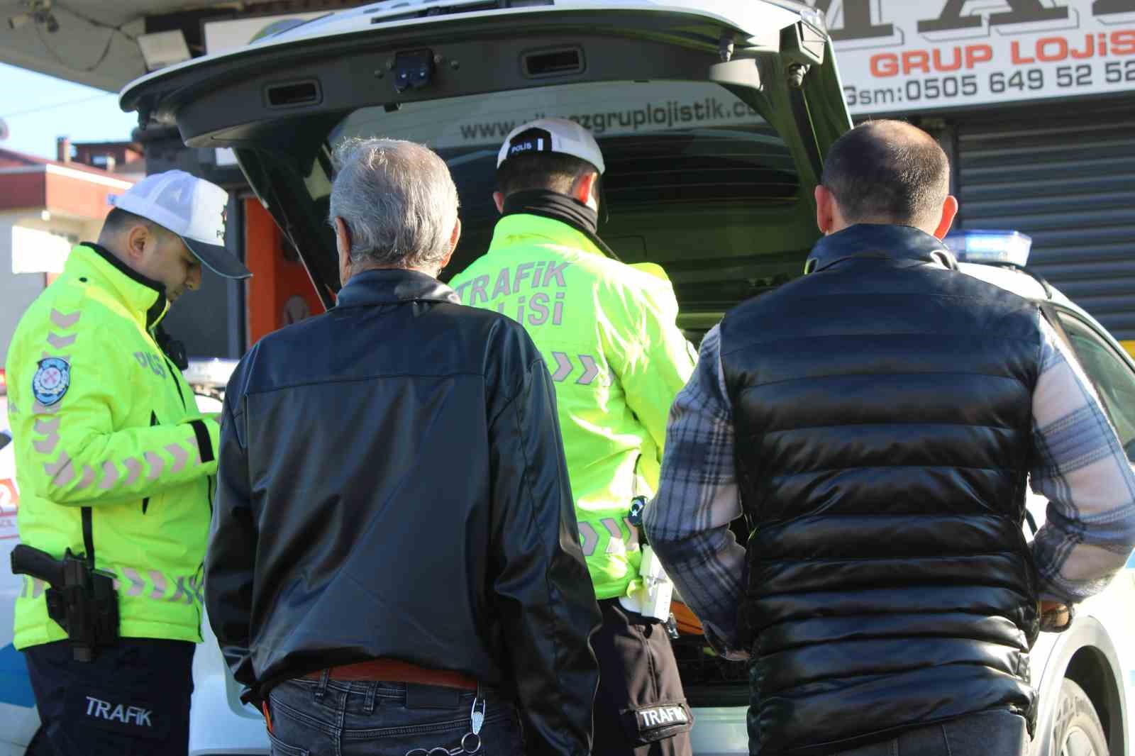 Ordu&rsquo;da polis ekiplerinden trafik denetimleri
