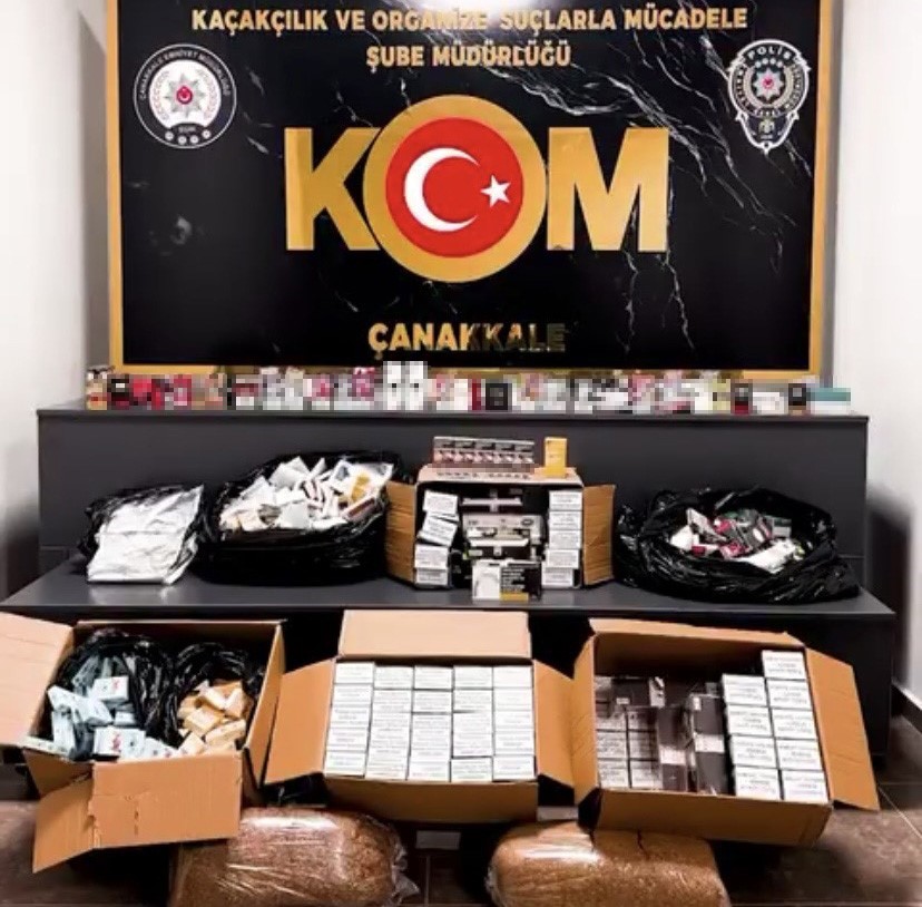 &Ccedil;anakkale&rsquo;de ka&ccedil;ak&ccedil;ılık operasyonuna 3 tutuklama
