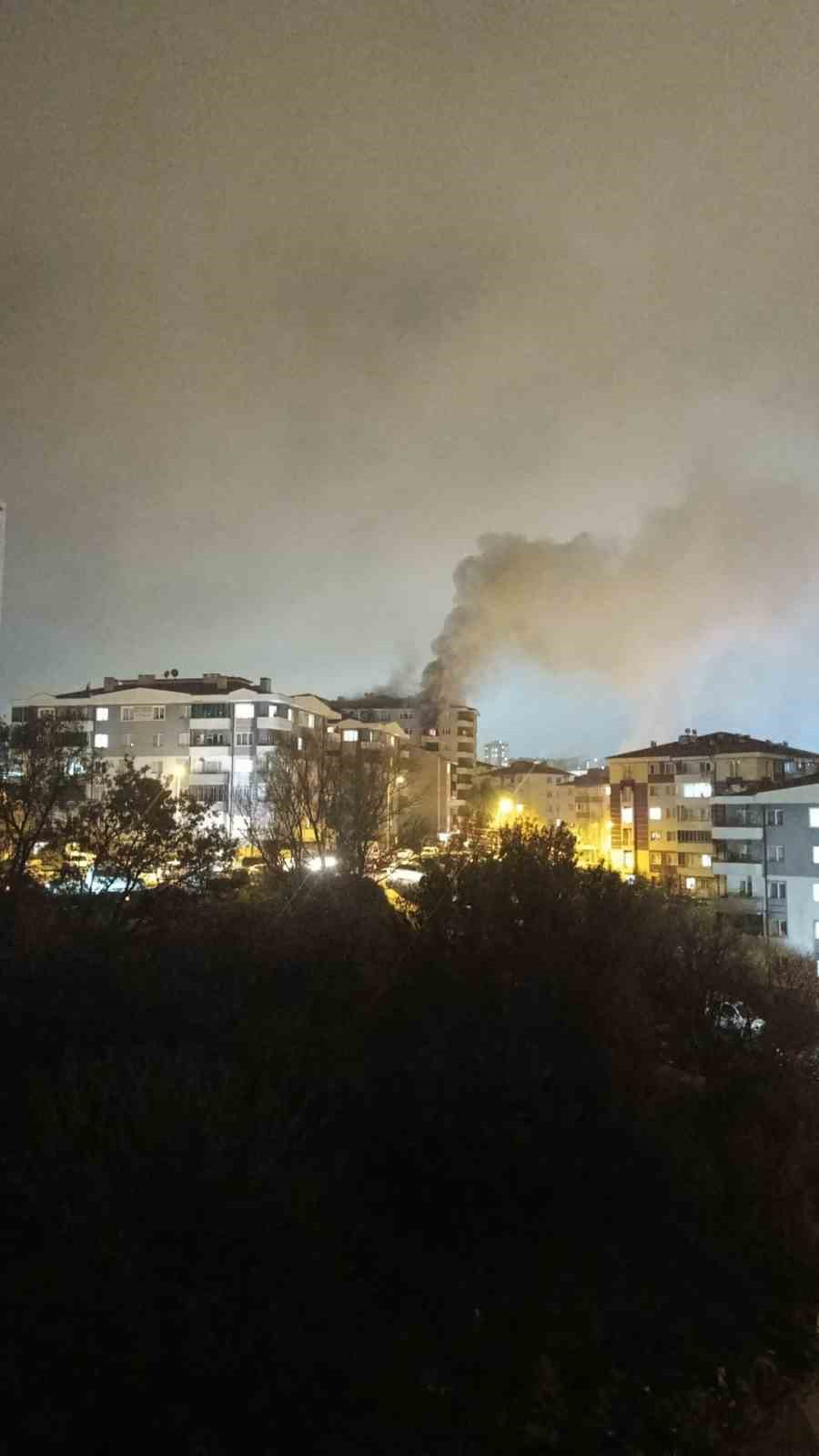 Bilecik’te binanın 6. katında yangın çıktı