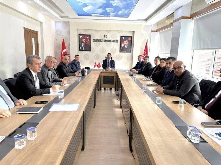 Osmaneli’nde İlçe İdare Şube Başkanları Toplantısı yapıldı