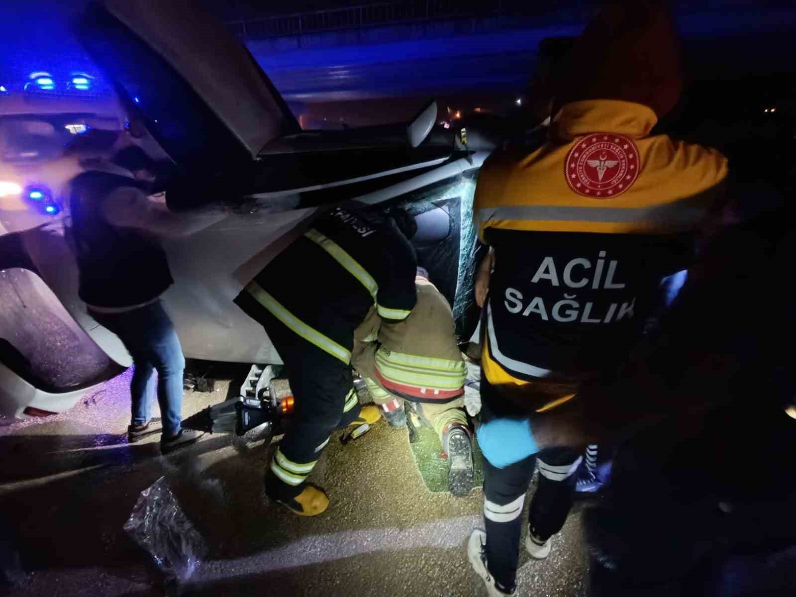 Antakya&rsquo;da trafik kazası: 2 yaralı
