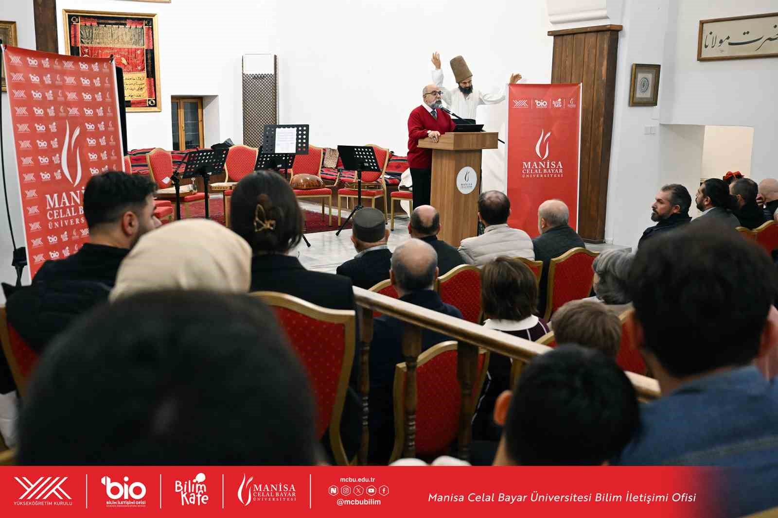 MCBÜ Bilim Kafe’de, Tasavvuf Musikisi Eşliğinde Mevlâna ve Mevlevîlik konuşuldu