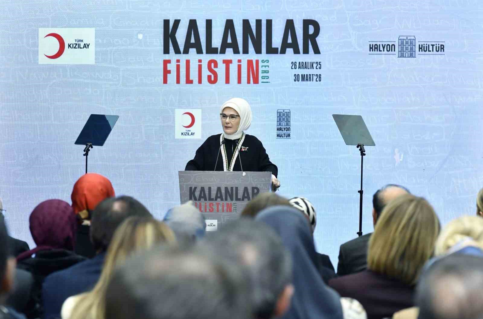 Emine Erdoğan’dan "Kalanlar" Filistin Sergisi paylaşımı