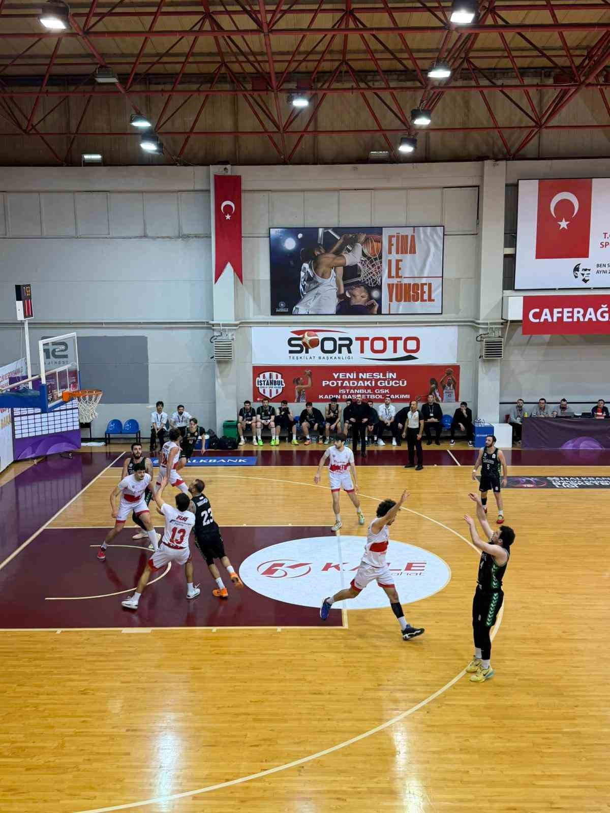 Sakarya Büyükşehir Belediyesi Teşvikiye’yi 75-70 mağlup etti

