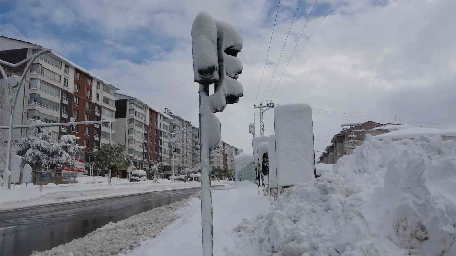 Bitlis&rsquo;te arabalar ve tek katlı evler kara g&ouml;m&uuml;ld&uuml;
