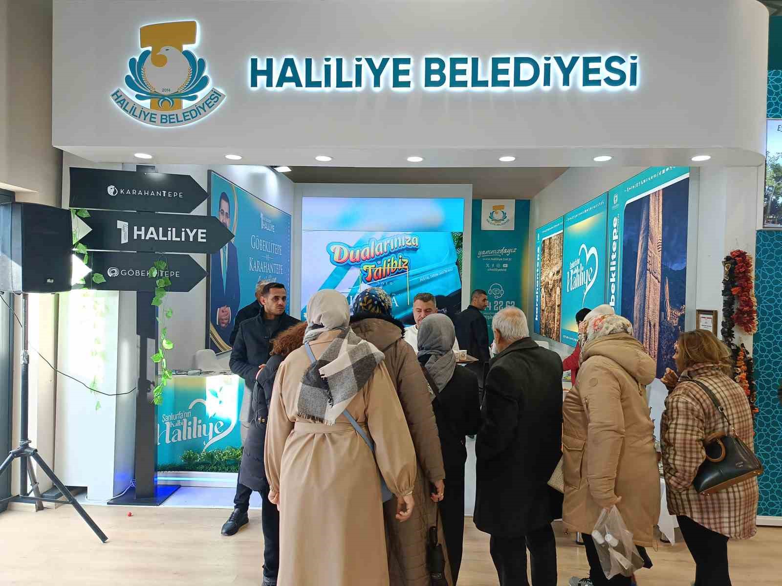 Haliliye Belediyesi standına b&uuml;y&uuml;k ilgi
