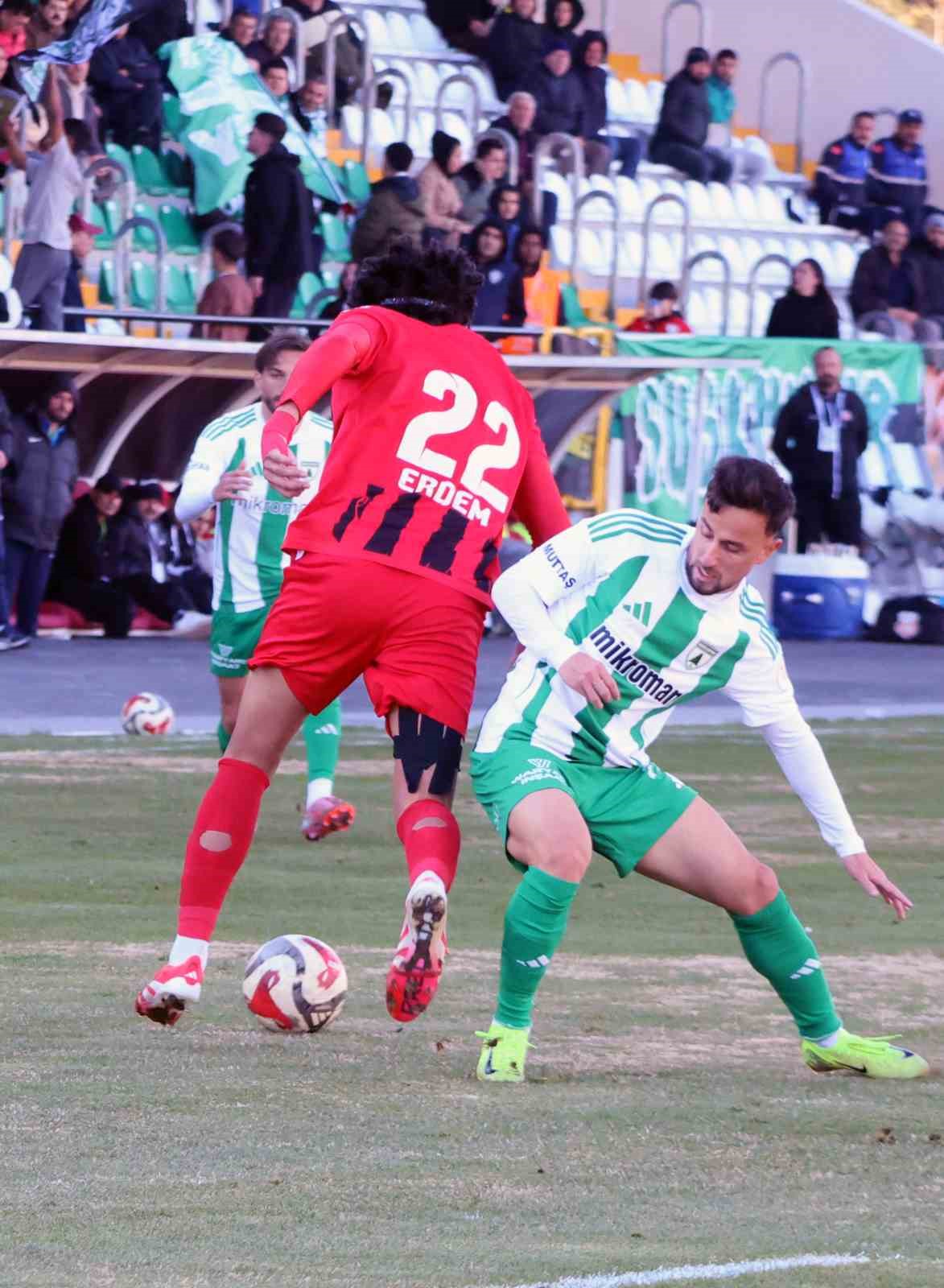 TFF 2. Lig: Muğlaspor: 1 - Kastamonuspor: 1
