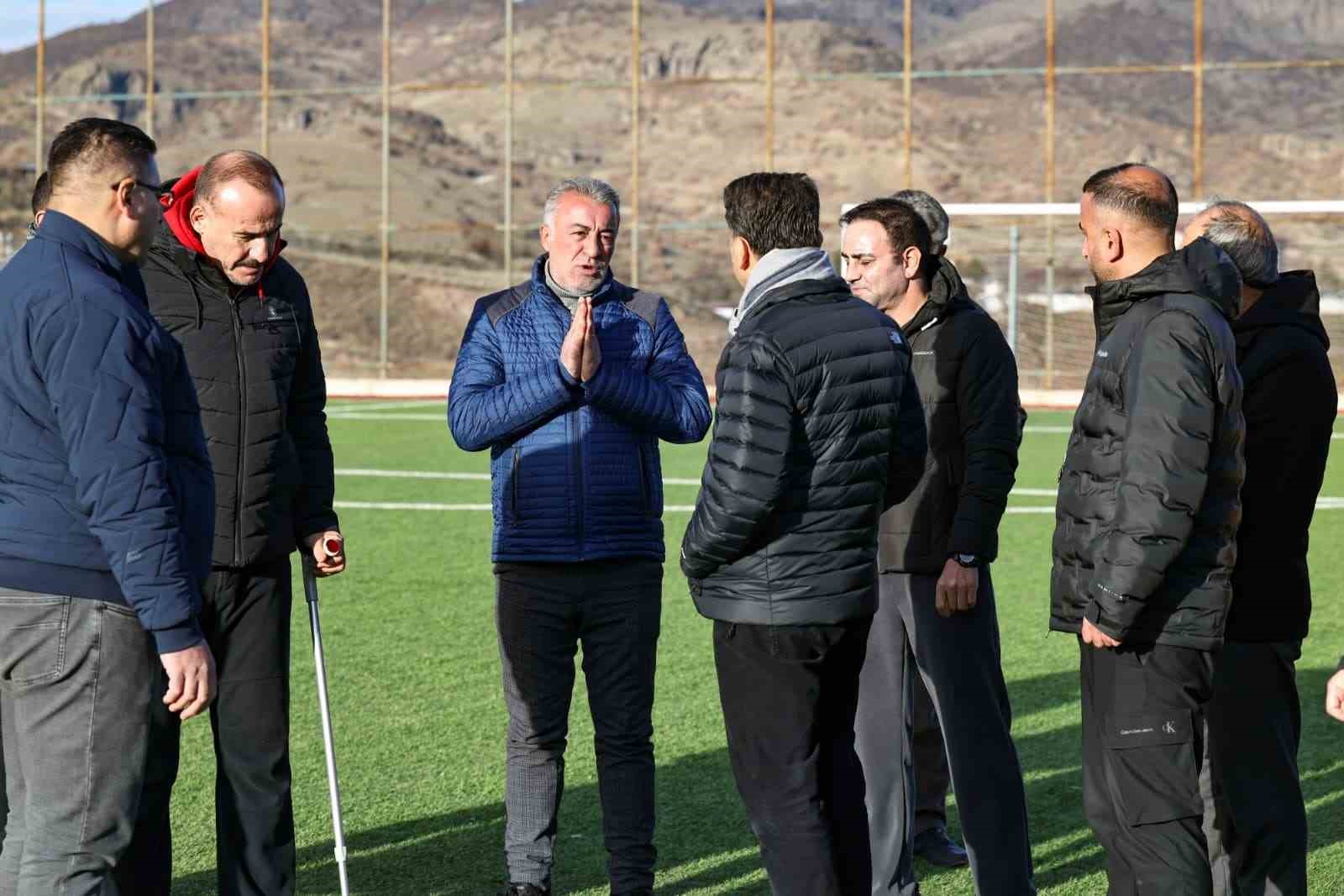 Dersimspor’un altyapısına kalıcı yatırım müjdesi