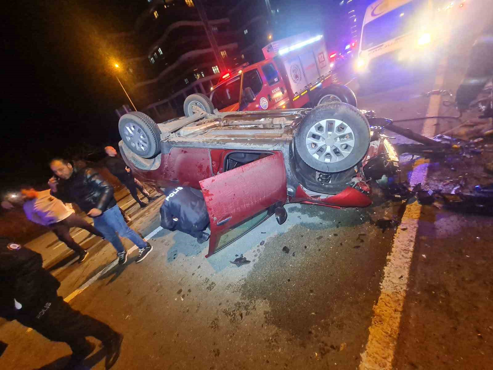 Rize’de trafik kazası: 5 yaralı