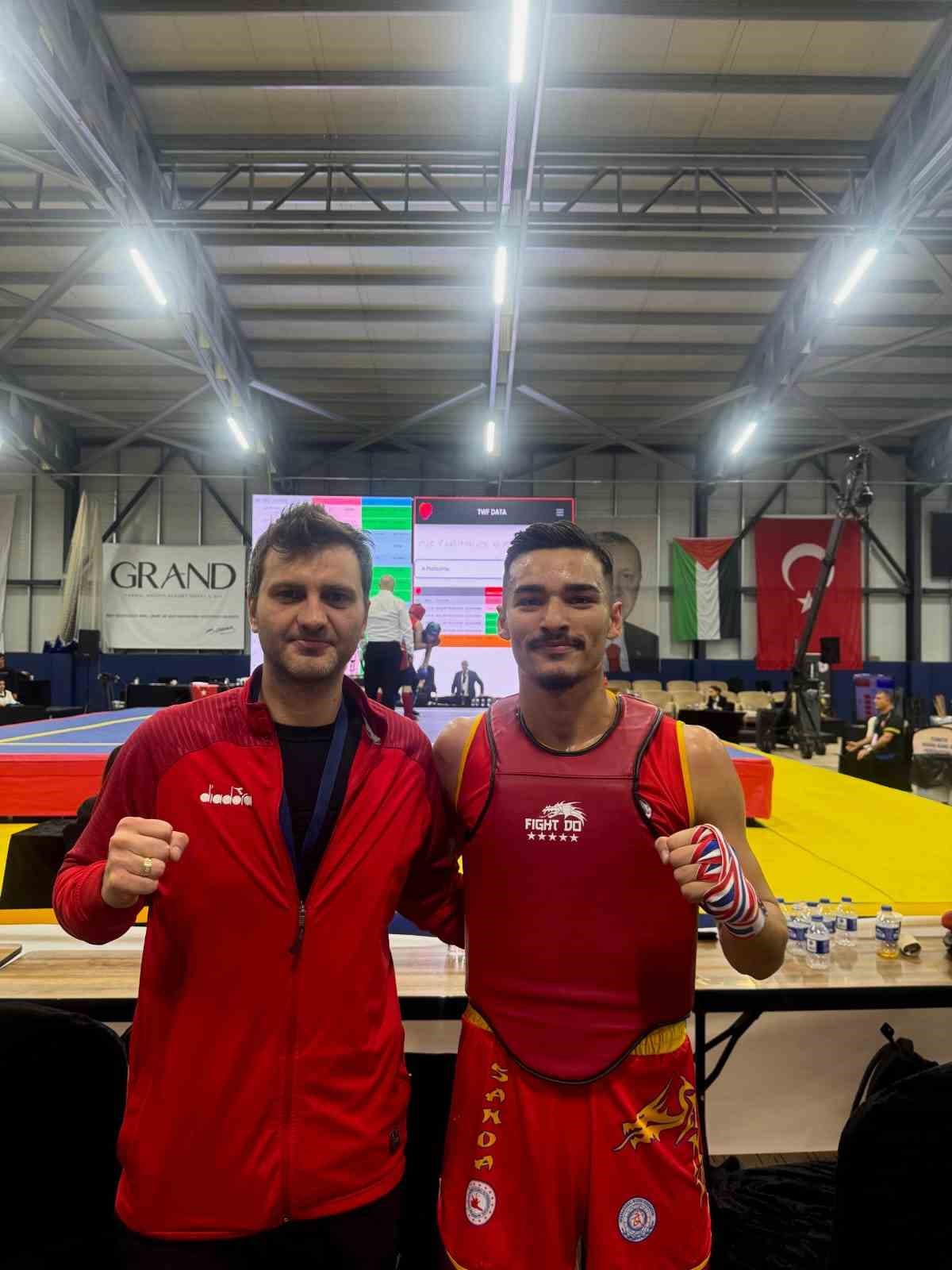 Niğdeli Sporcu Kutay Şimşek, Wushu Sanda T&uuml;rkiye şampiyonu oldu
