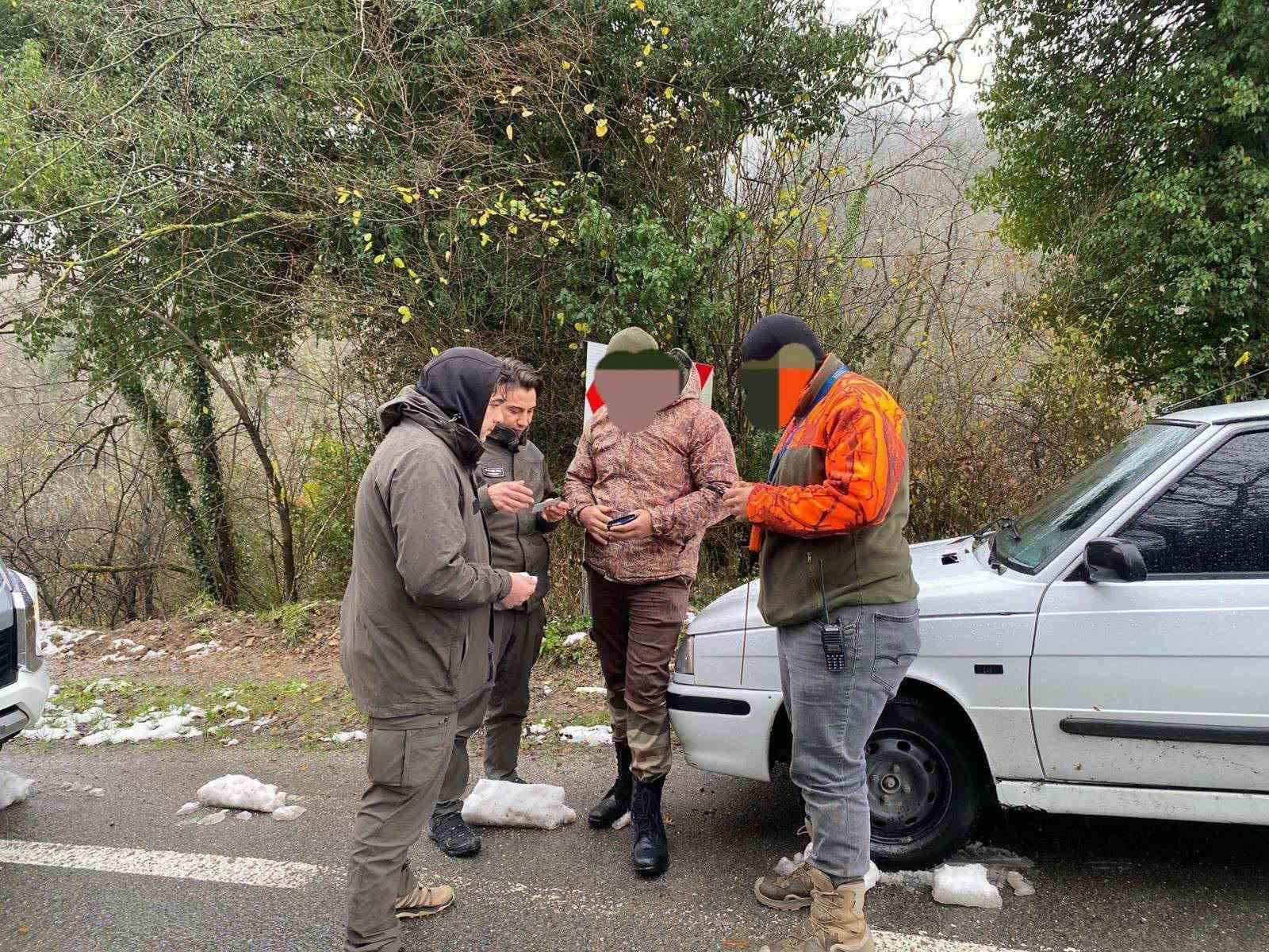 Zonguldak&rsquo;ta hafta sonu av denetiminde 3 kişiye işlem yapıldı
