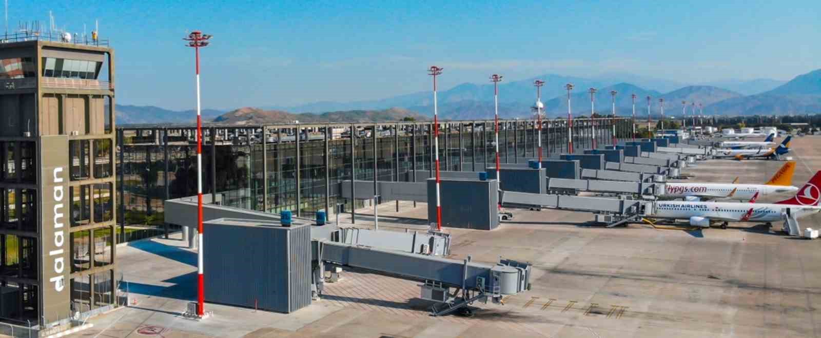 Muğla&rsquo;nın iki havalimanı 11 ayda 9 milyon 844 bin yolcuya hizmet verdi
