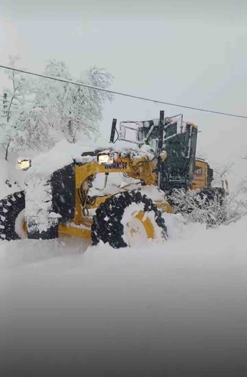 Devrek’te 45 köy yolu kar nedeniyle ulaşıma kapandı