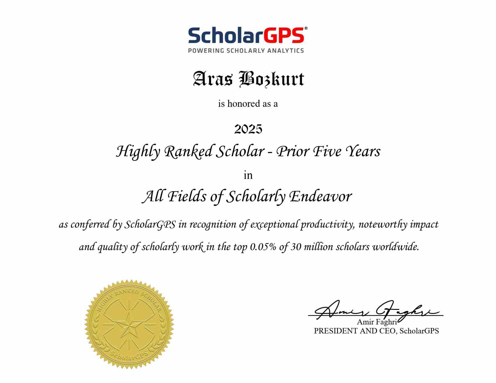 Anadolu Üniversitesi’nden global başarı