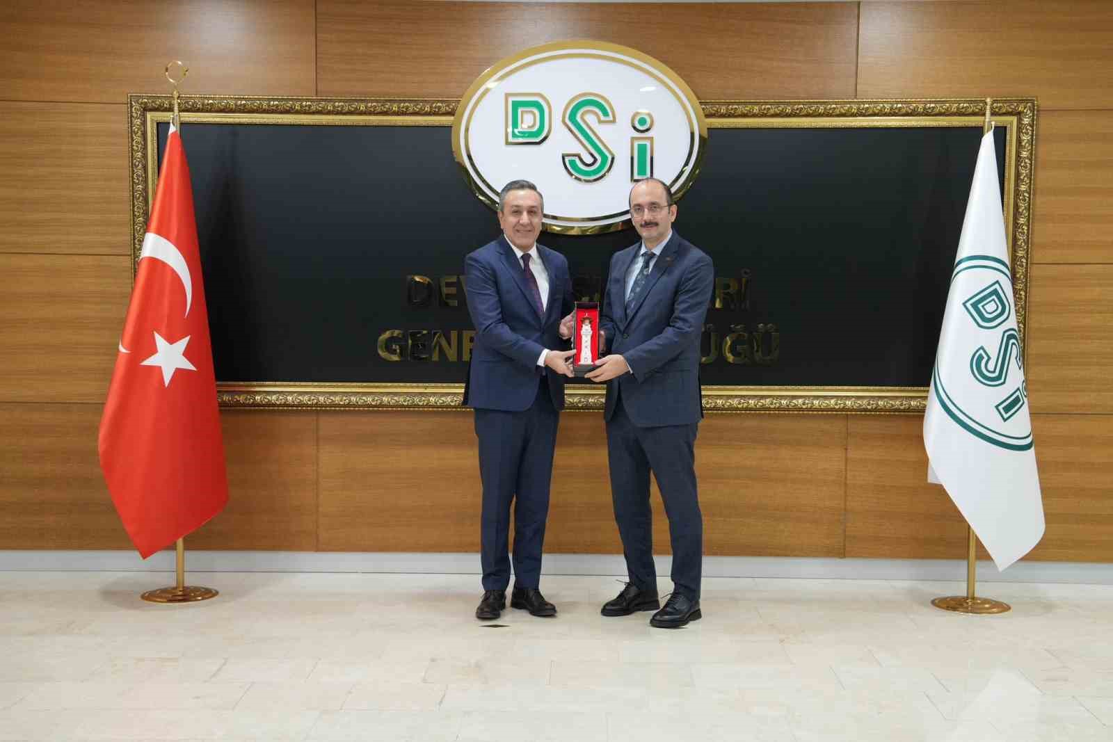 Başkan Dere, DSİ Genel Müdürü Balta’yla ilçedeki altyapı projelerini değerlendirdi