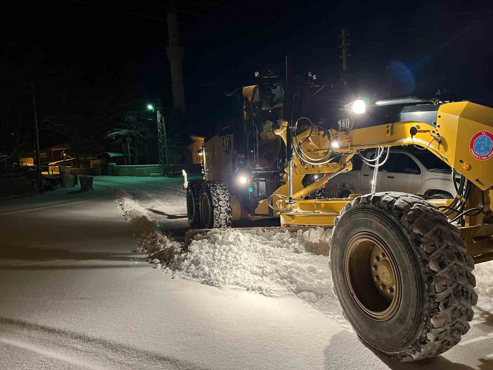 Kırşehir’de kapalı köy ve ilçe yolu bulunmuyor