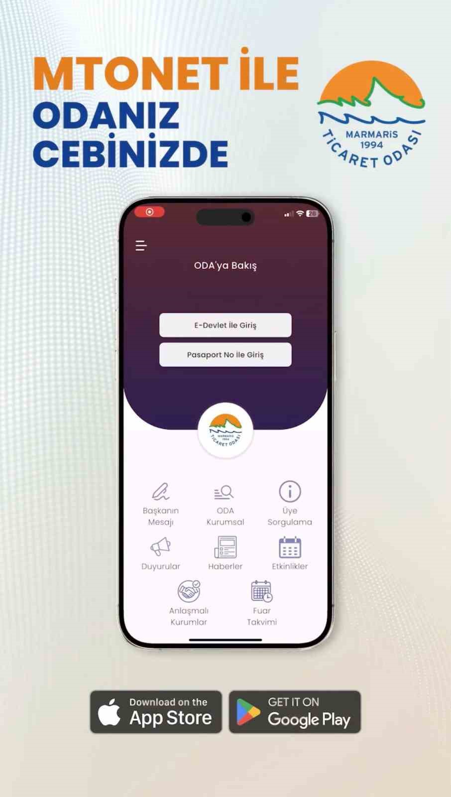 MTONET mobil uygulaması &uuml;yelerin hizmetine a&ccedil;ıldı
