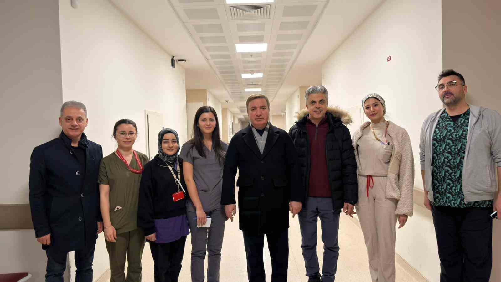 Vali Aydoğdu’dan Mengücek Gazi Eğitim ve Araştırma Hastanesi’ne ziyaret