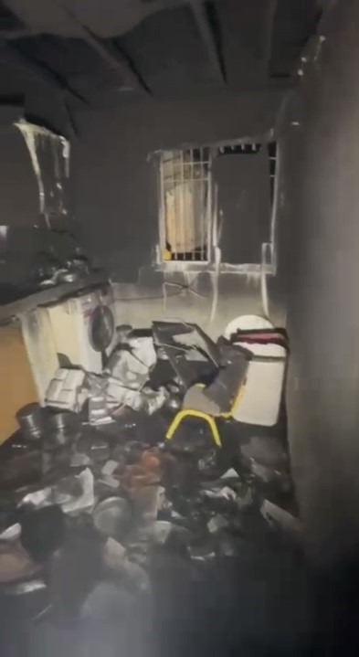 Osmaniye’de müstakil evde çıkan yangın söndürüldü