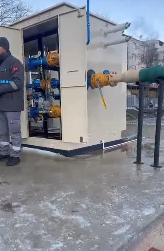 Türkeli’de taşımalı doğalgaz yeniden verilmeye başlandı