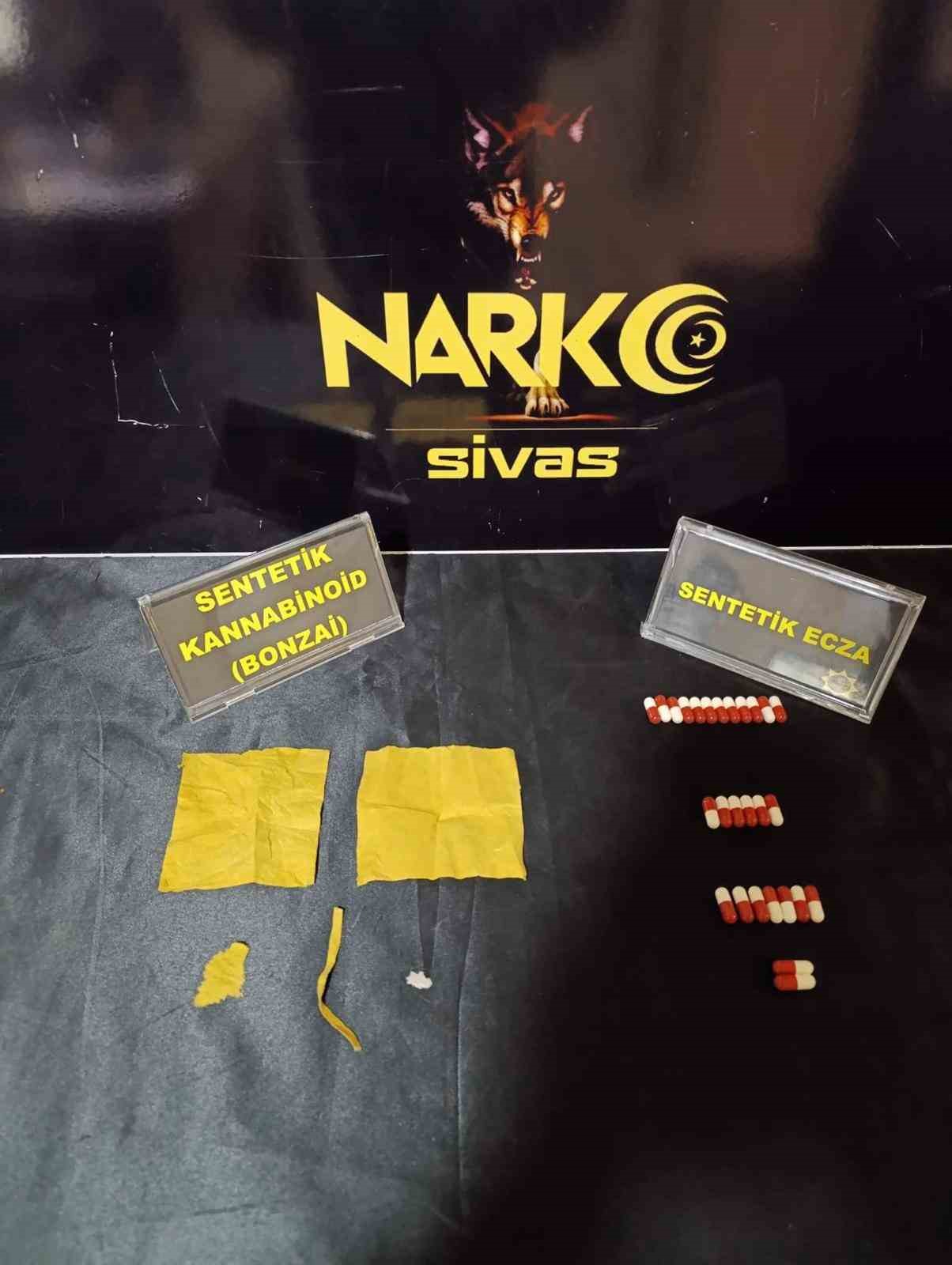 Sivas’ta uyuşturucu operasyonu: 3 kişi tutuklandı