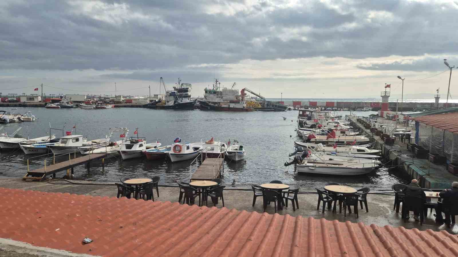 Tekirdağ’da lodos kıyıyı vurdu, kızıl yosunlar sahili kapladı