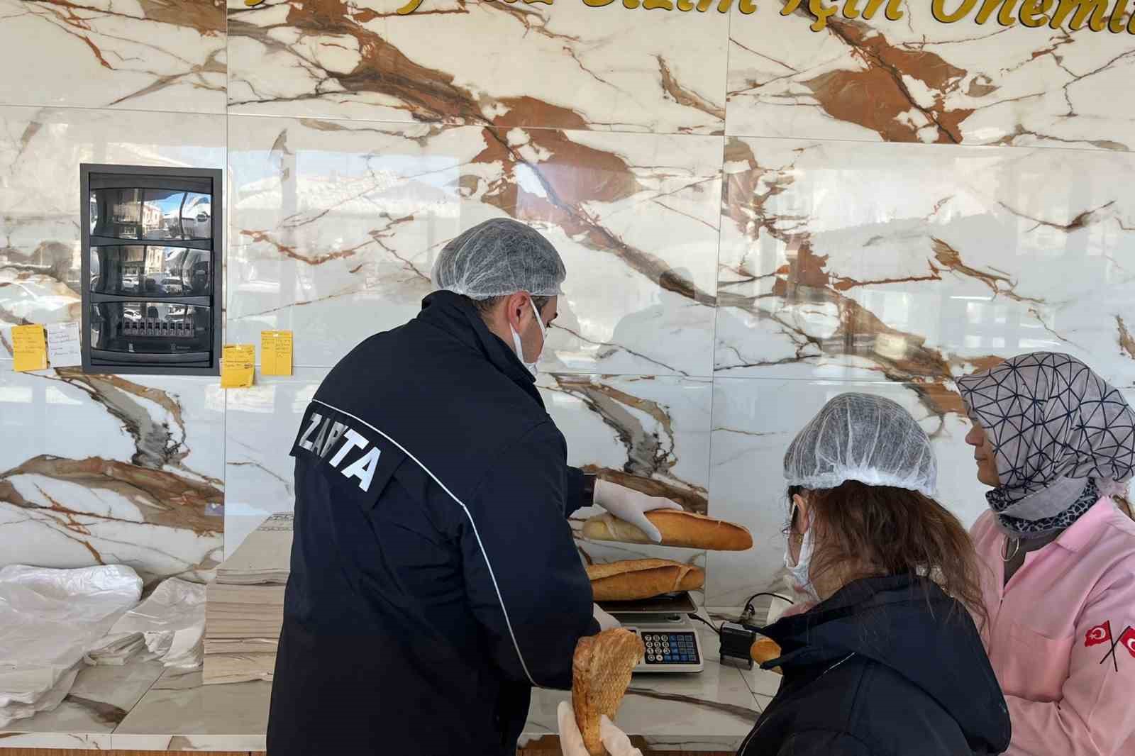 Erzincan’da fırın ve unlu mamul işletmelerine denetim