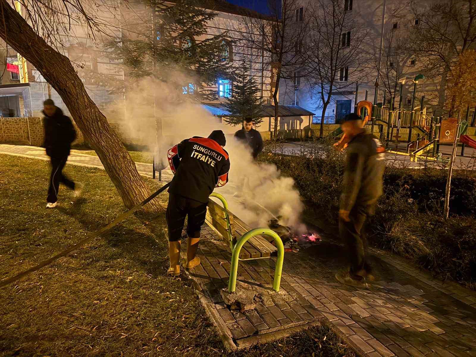 Sungurlu Belediyesi İtfaiyesi bir yılda 469 olaya müdahale etti