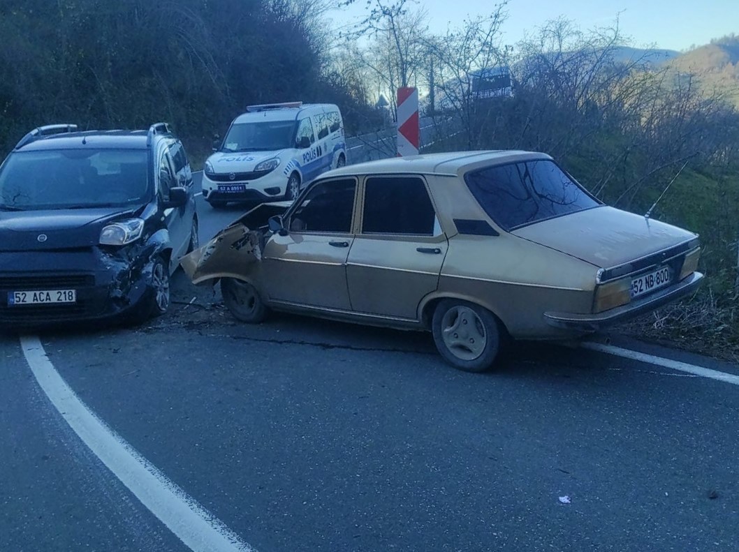 Ordu’da trafik kazası: 3 yaralı