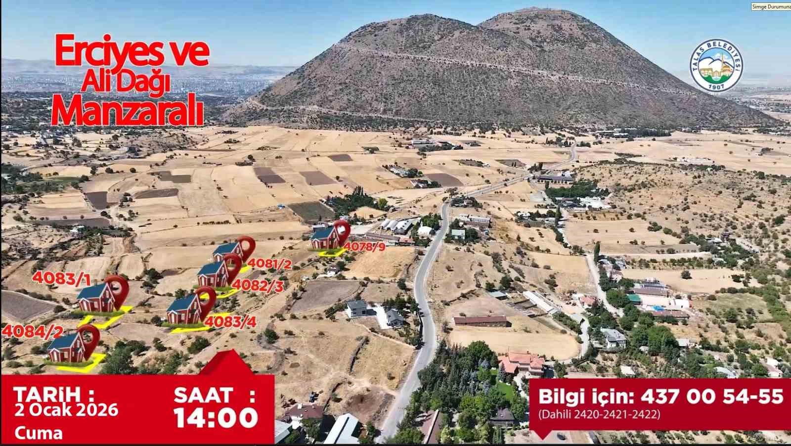 Akçakaya ve Endürlük’te 14 prestijli villa parseli satışta