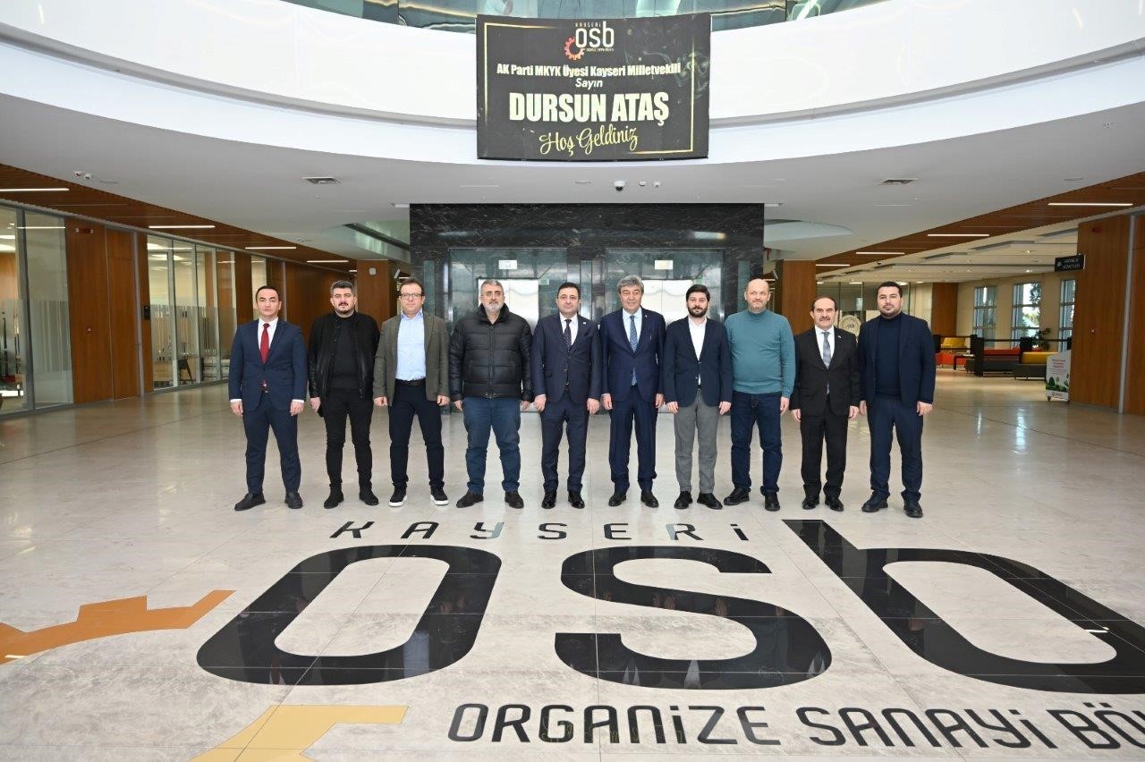 AK Partili Ataş, Kayseri OSB Yönetim Kurulu Toplantısı’na konuk oldu