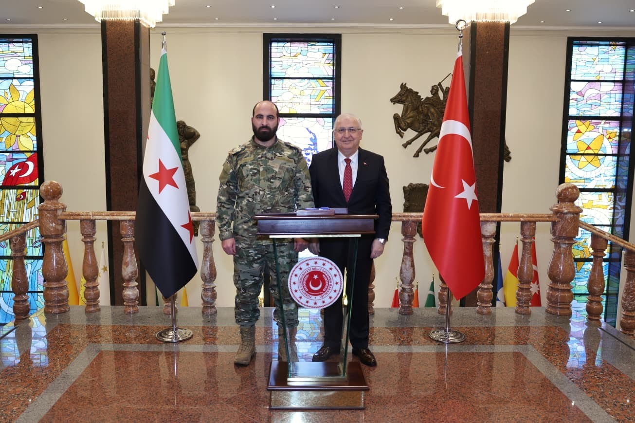 Bakan Güler, Suriye Genelkurmay Başkanı Tümgeneral Nureddin Ali Na’san’ı kabul etti