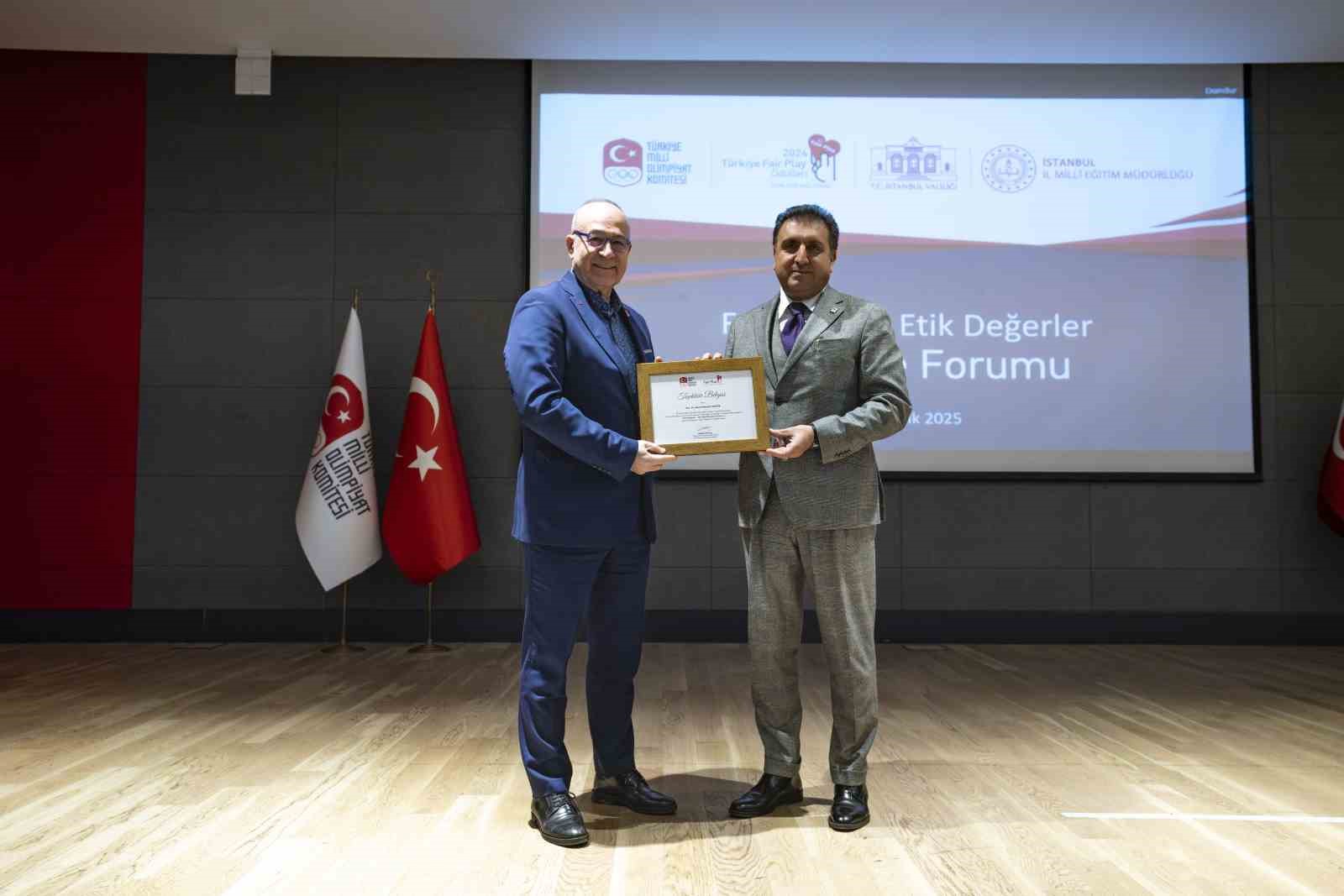 Fair Play ve Etik Değerler D&uuml;ş&uuml;nce Forumu, Olimpiyatevi&rsquo;nde d&uuml;zenlendi
