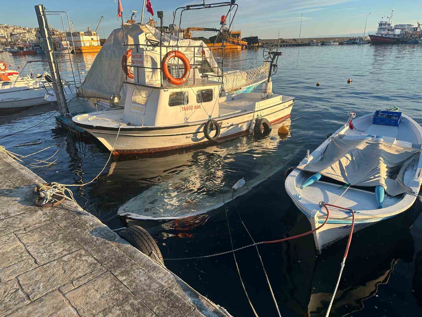 Sinop&rsquo;ta kayık battı
