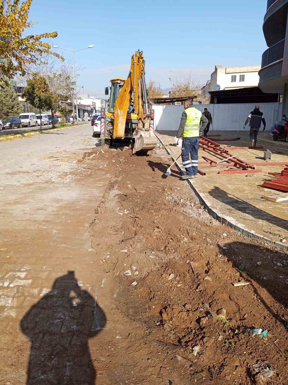 B&uuml;y&uuml;kşehir Aydın&rsquo;da altyapı &ccedil;alışmalarına devam ediyor
