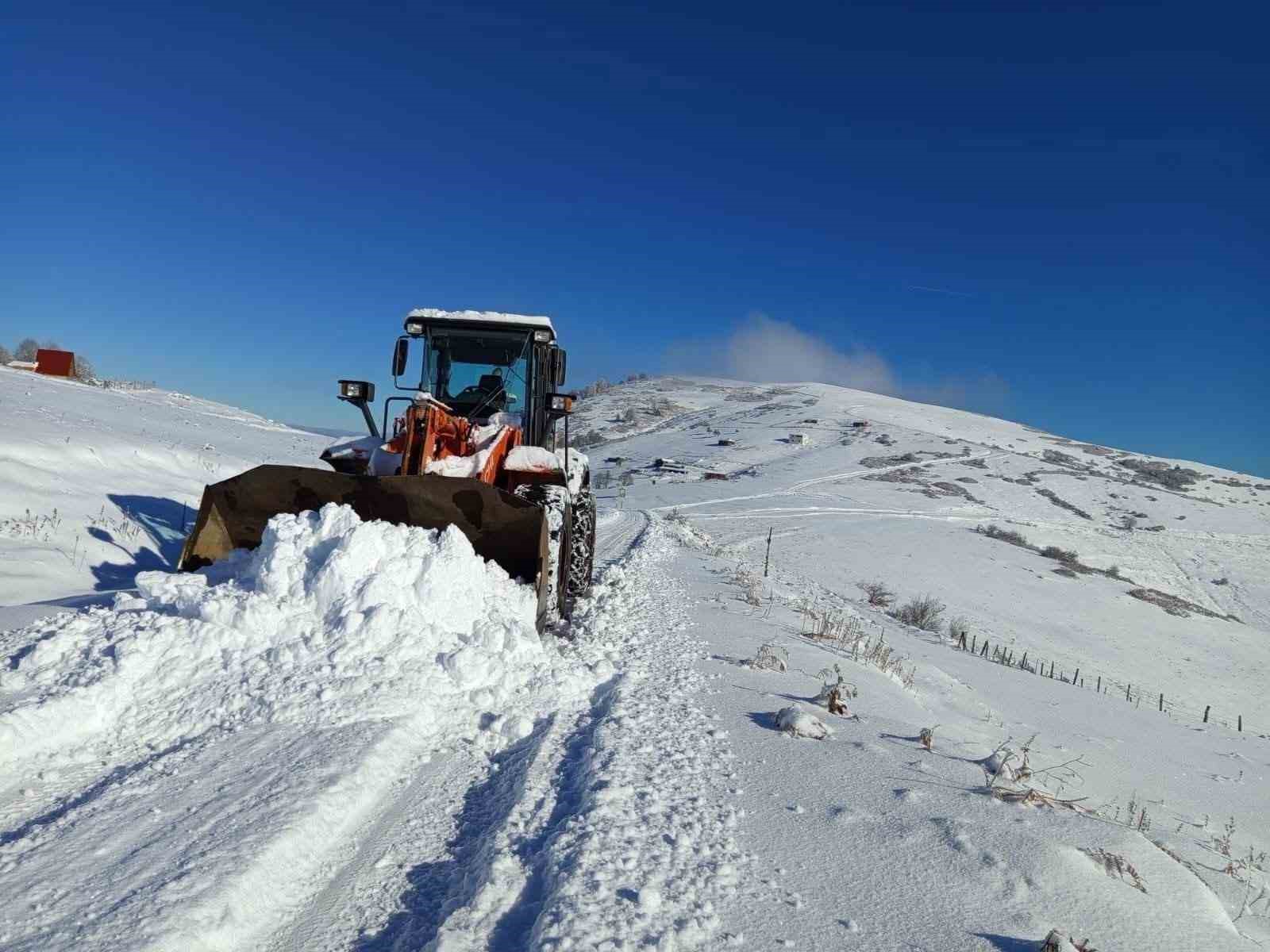 Ordu’nun bir ilçesinde eğitime kar engeli