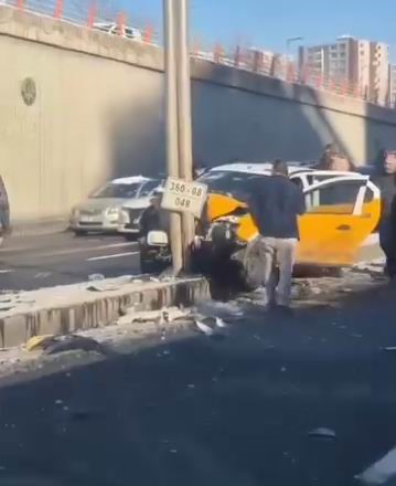 Buzlanma kazayı beraberinde getirdi