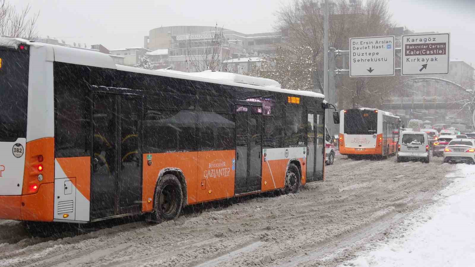 Gaziantep&rsquo;te kar sevinci

