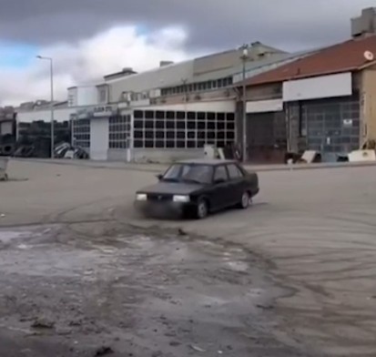 Attığı drift sosyal medyaya düştü 46 bin TL ceza yedi