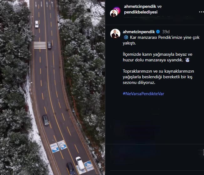 Aydos Ormanı’nda kartpostallık manzara havadan görüntülendi