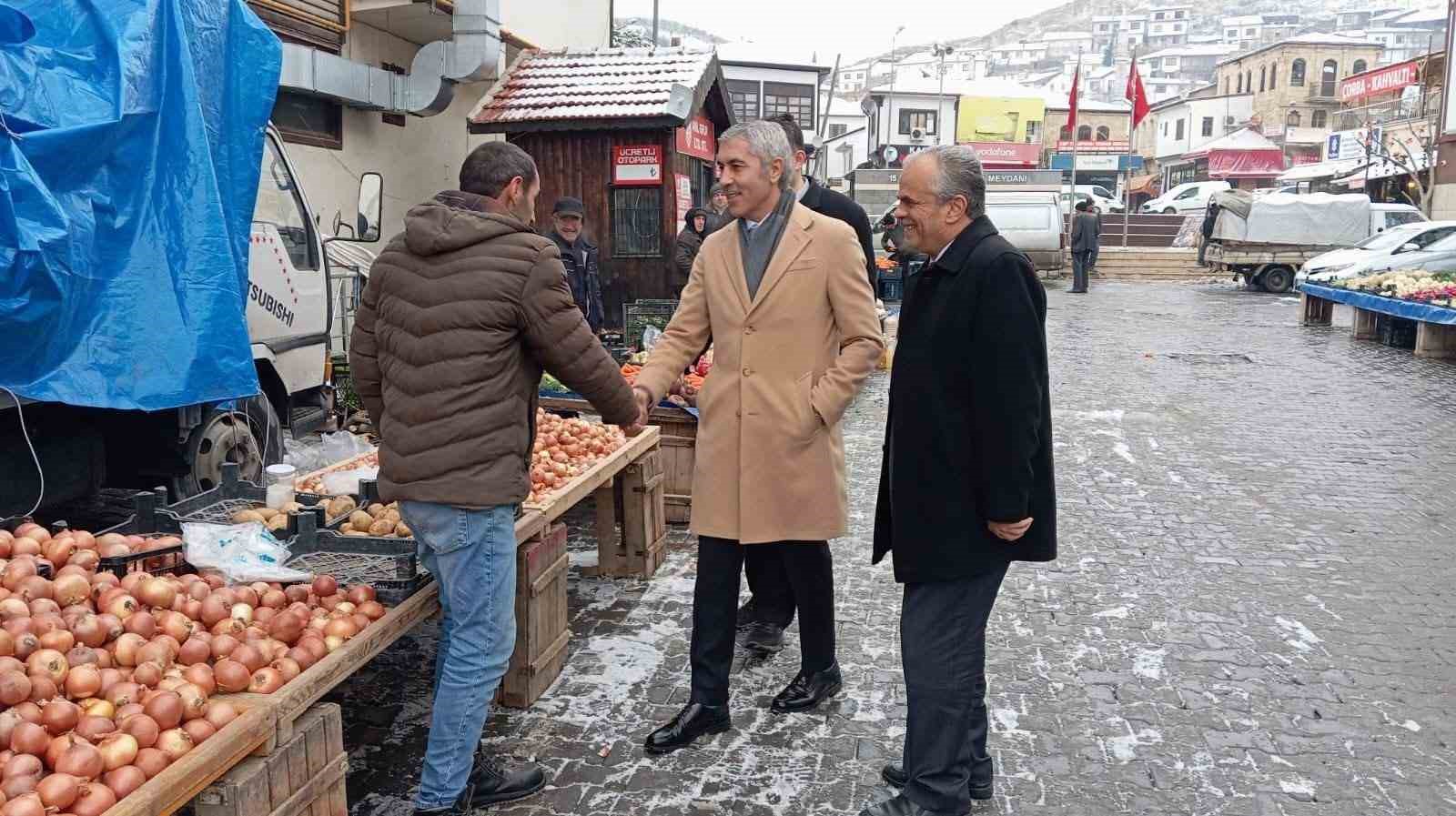 Kaymakam Ünal Coşkun’dan esnafa anlamlı ziyaret