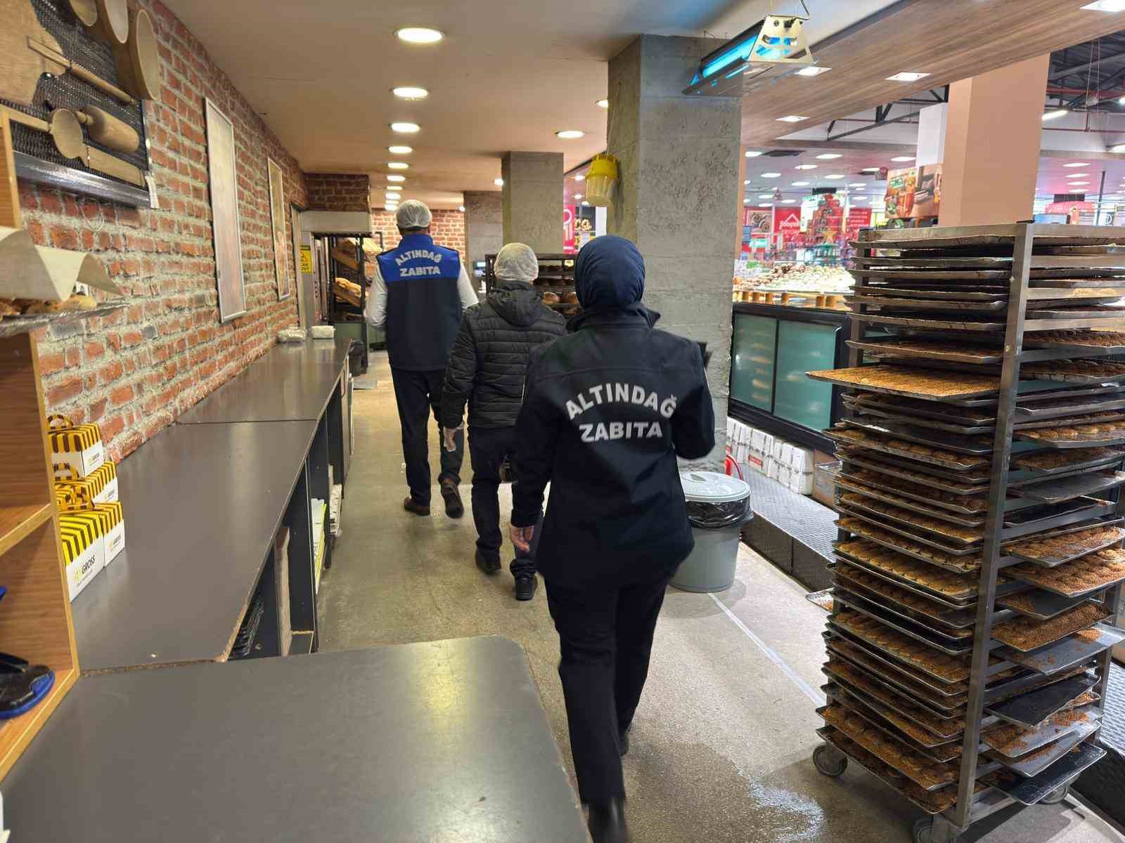 Altındağ Belediyesi’nden yılbaşı denetimi